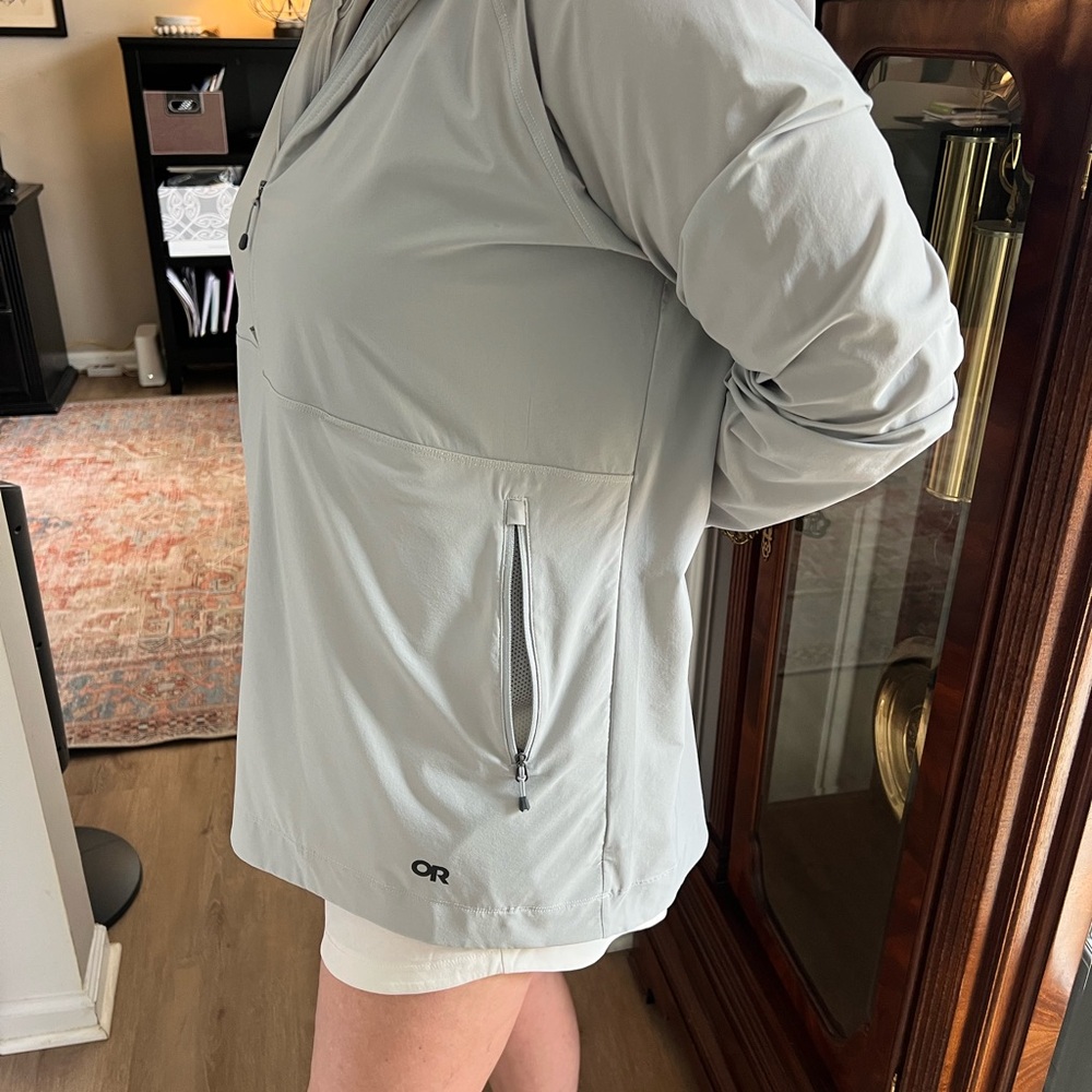 Outdoor Research Light Gray Softshell Jacket - image 5
